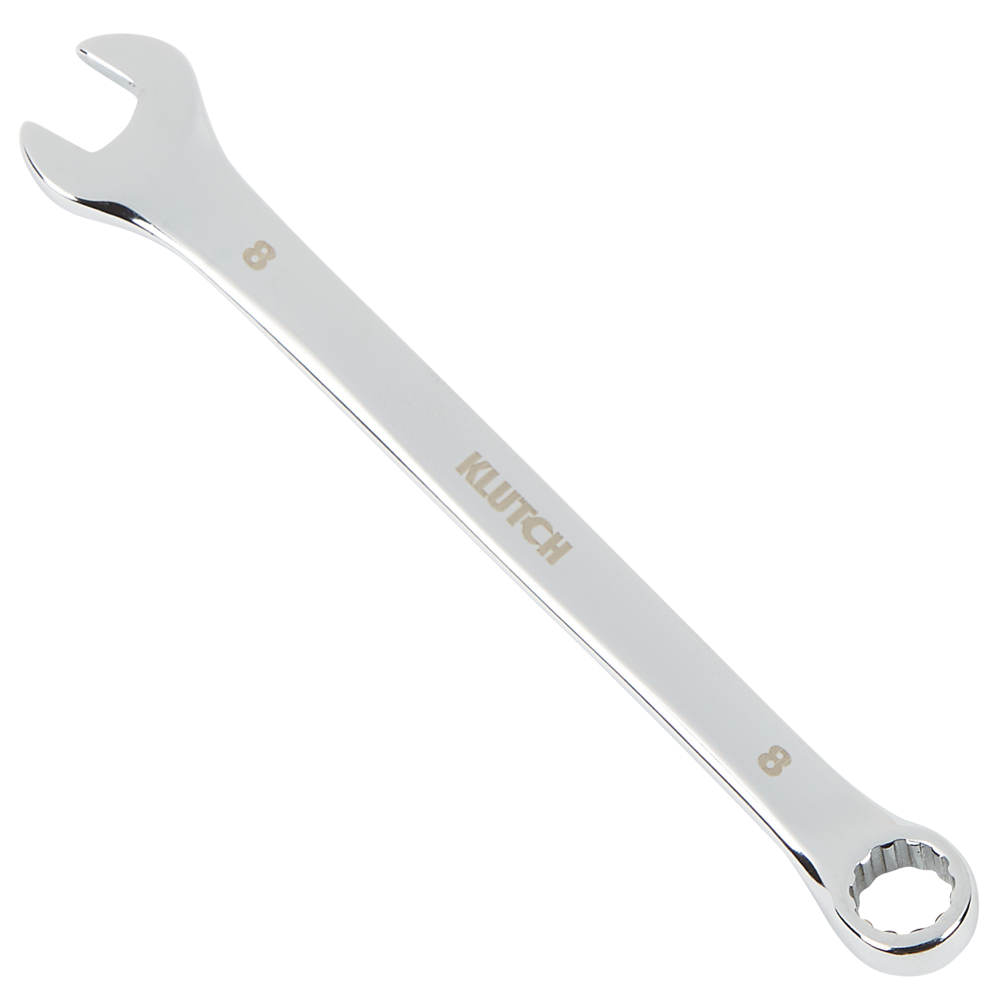 Klutch Metric Combination Wrench, 8mm  x 4.17in.